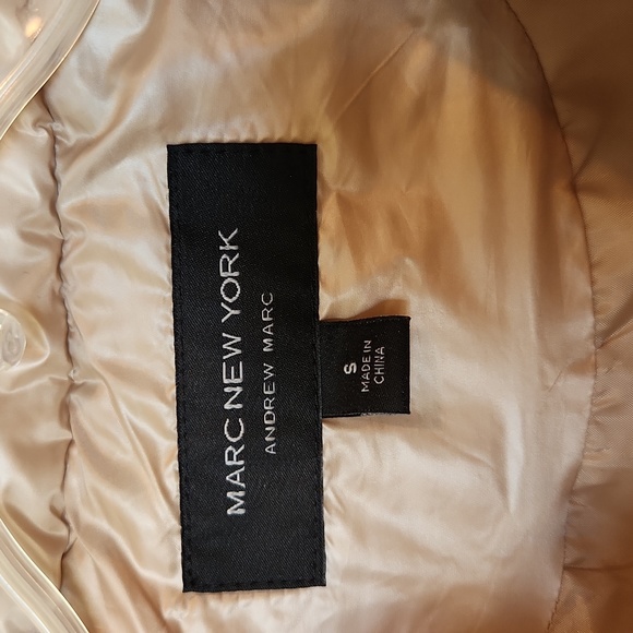 MARC NEW YORK ANDREW MARC champaign puffer vest. Size small - Picture 5 of 7